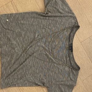 EXCHANGE ARMANI crop top with chains